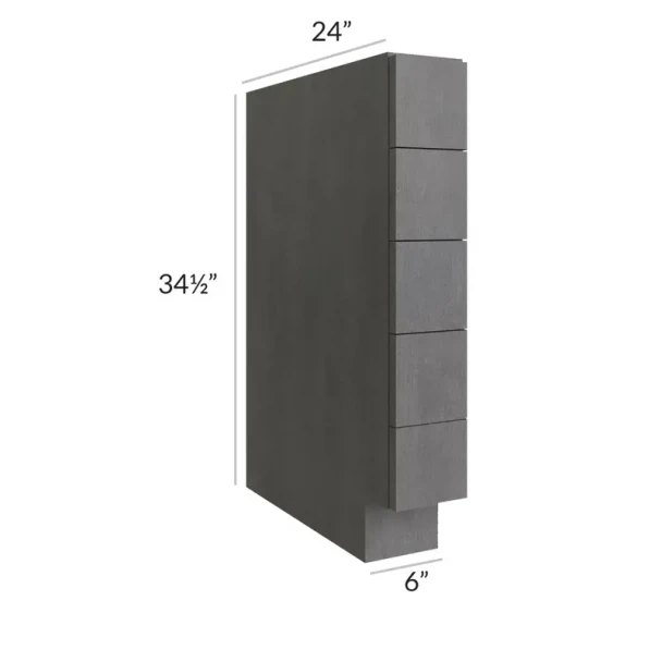 Westport  - RTA Spice Drawer Base Cabinet 6"