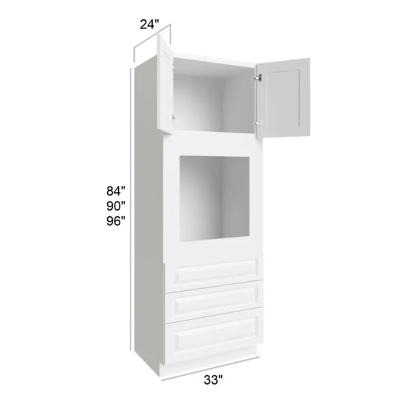 Vail White - RTA Universal Oven Cabinet 33" x 90"