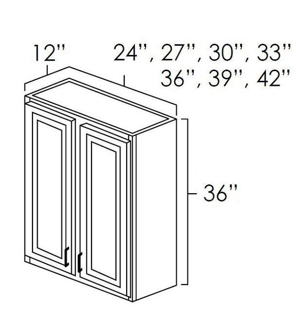Wall Cabinet 36" x 36"
