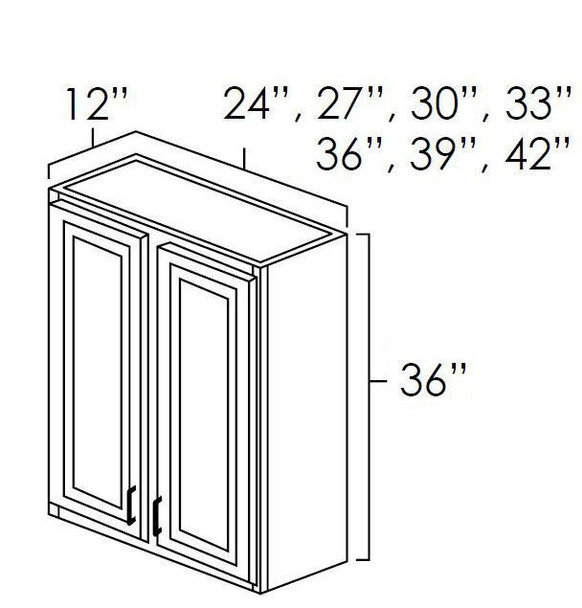 Wall Cabinet 42" x 36"