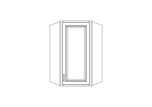 Diagonal Corner Wall Cabinet 2430