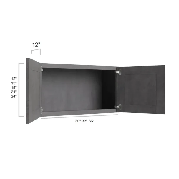 Westport - RTA Refrigerator Wall Cabinet 36" x 12"