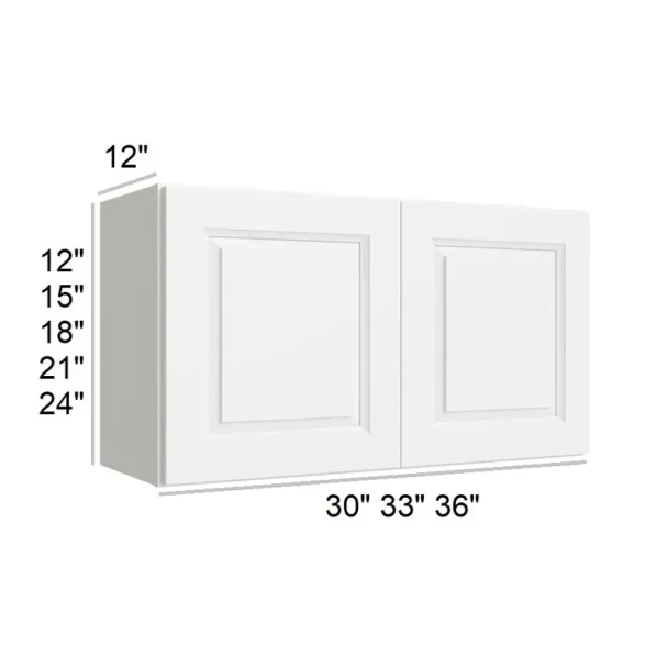 Vail White -  RTA Refrigerator Wall Cabinet 36" x 21"