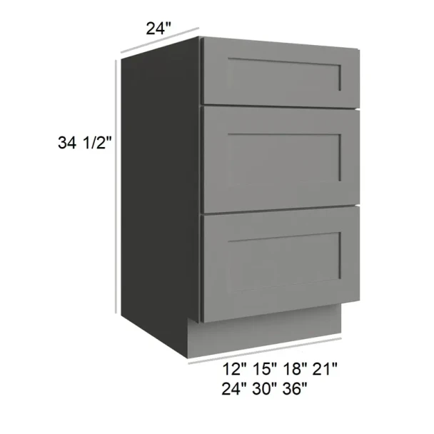 Quik Silver - RTA Drawer Base Cabinet 15"