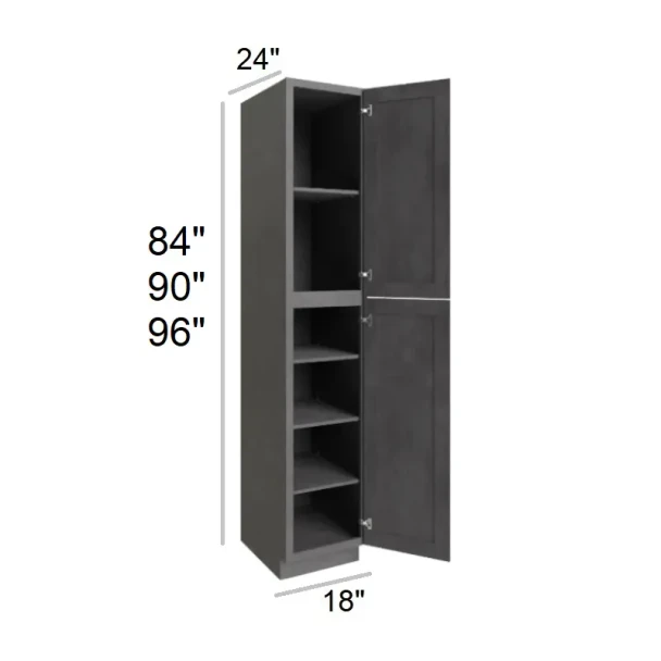 Quik Silver -  RTA Utility Cabinet 18" x 90"