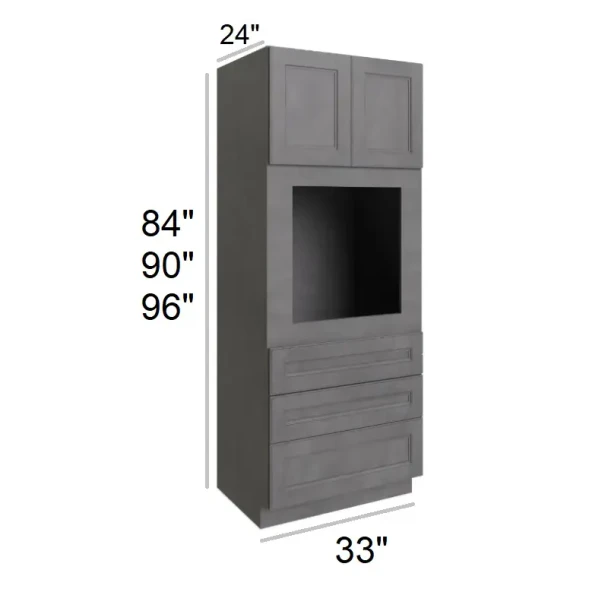 Quik Silver - RTA Universal Oven Cabinet 33" x 96"