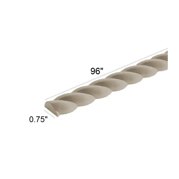 Manatee Gray - Rope Insert Moulding