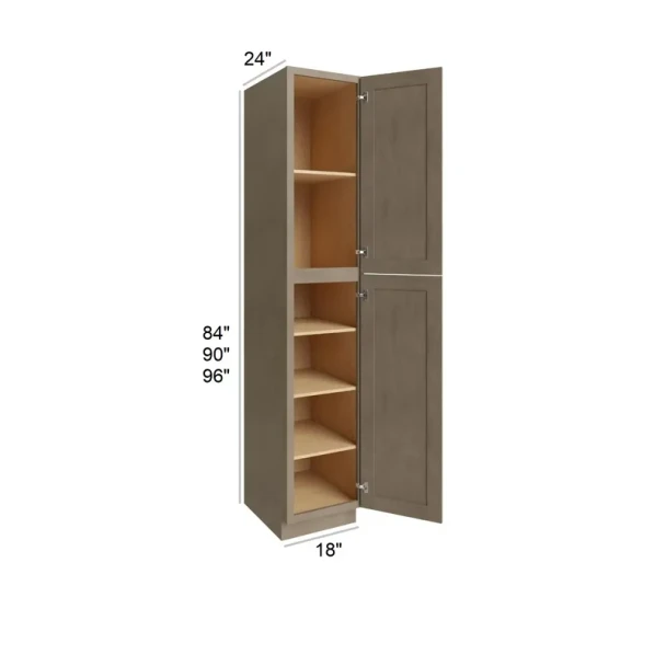 Manatee Gray - RTA Utility Cabinet 18" x 90"