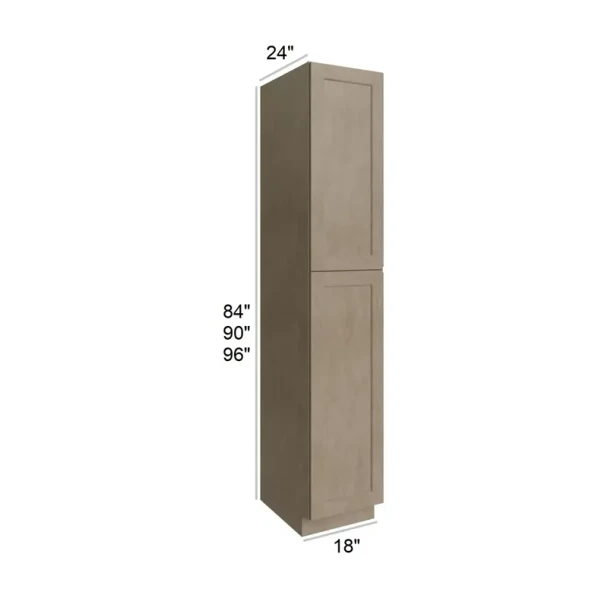 Mantee Gray - RTA Utility Cabinet 18" x 96"