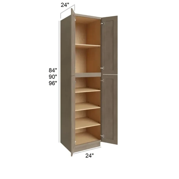 Manatee Gray -  RTA Utility Cabinet 24" x 96"