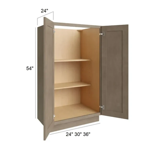 Manatee Gray - RTA Utility Base Cabinet 24"x54"x24"