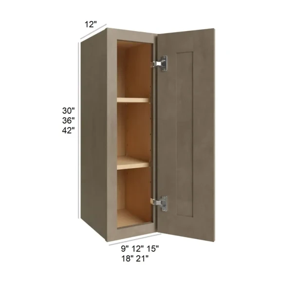 Manatee Gray - RTA Wall Cabinet 18" x 36"