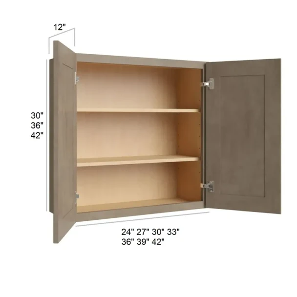 Manatee Gray - RTA Wall Cabinet 24" x 30"