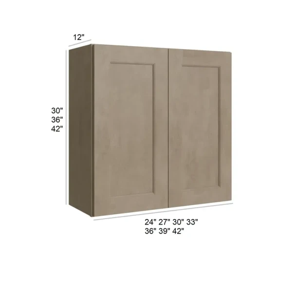Manatee Gray - RTA Wall Cabinet 24" x 42"