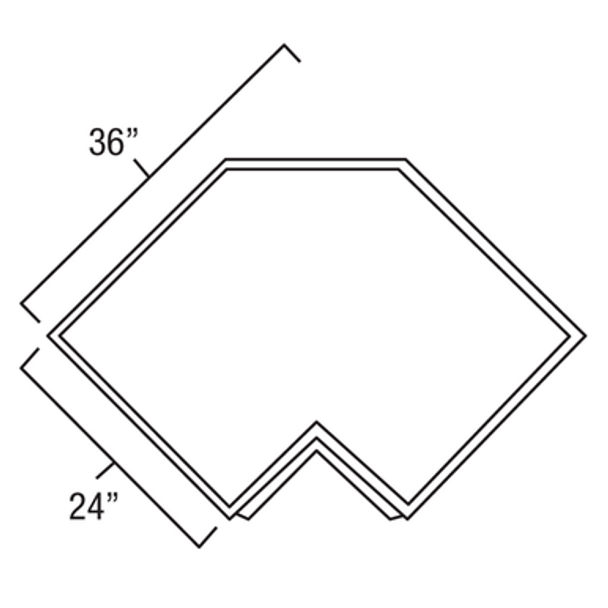 Corner DrawerBase Cabinet 36