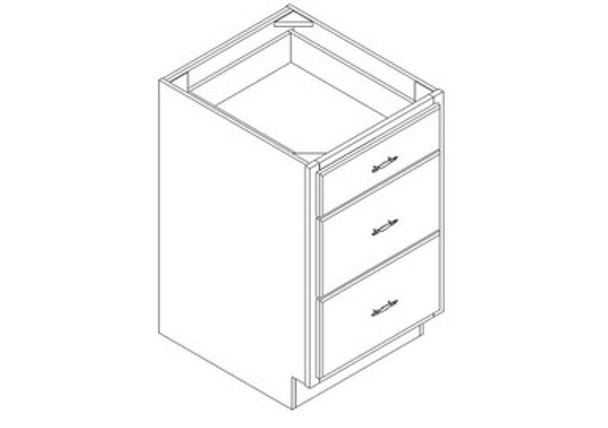 Drawer Base Cabinet 21" right view
