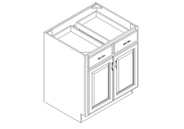 Base Cabinet 30" right view Base Cabinet 30" right view