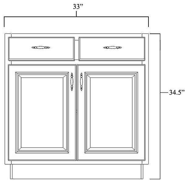 Base Cabinet 33"