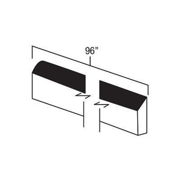 Sold in 8ft long sections.  96" x 3/4" Sold in 8ft long sections.  96" x 3/4"