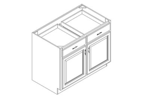Base Cabinet 42" right view