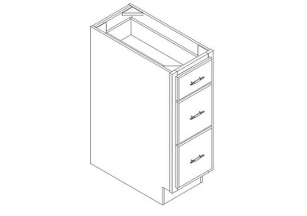 Drawer Base Cabinet 12" right view Drawer Base Cabinet 12" right view