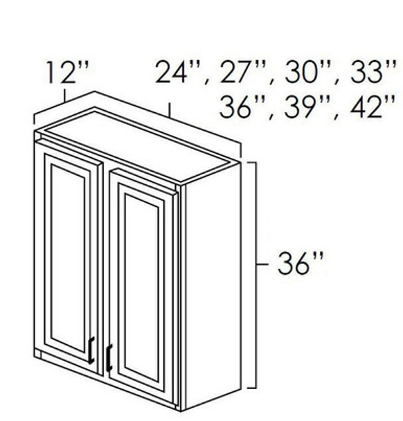 Wall Cabinet 24" x 36" Wall Cabinet 24" x 36"