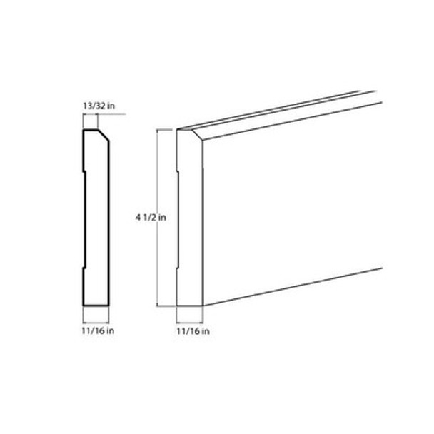 Dimensions? 4 1/2W X 11/16D X 96H.
