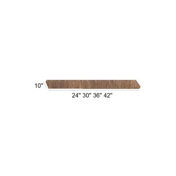 Smokehouse Hickory - Free Floating Shelf 42"