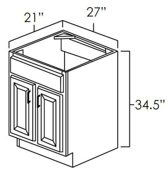 Vanity Sink Base 27"