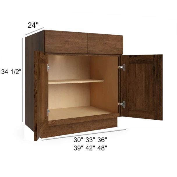 Smokehouse Hickory - RTA Base Cabinet 42"
