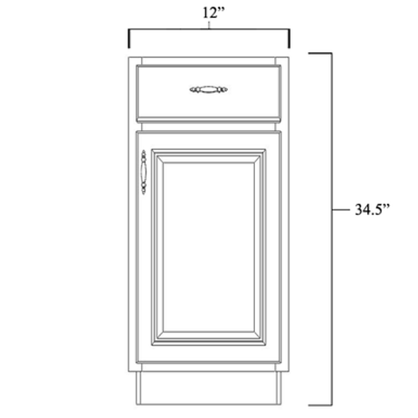 Base Cabinet 12"