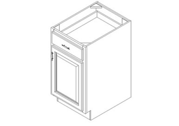 Base Cabinet 18" left view