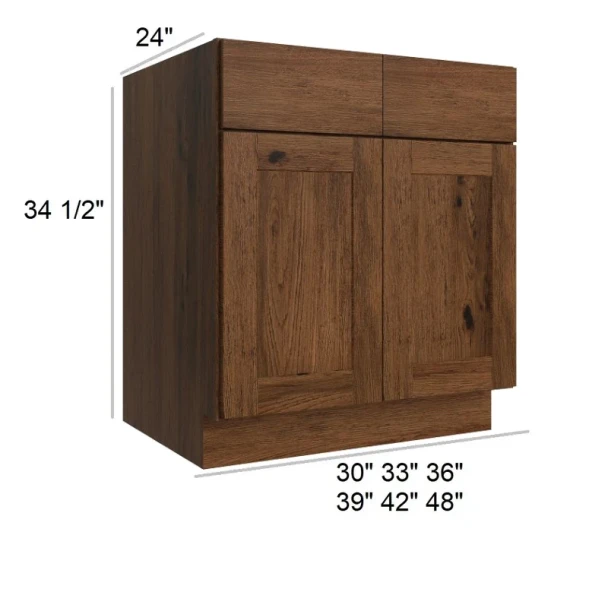 Smokehouse Hickory - RTA Base Cabinet 27"