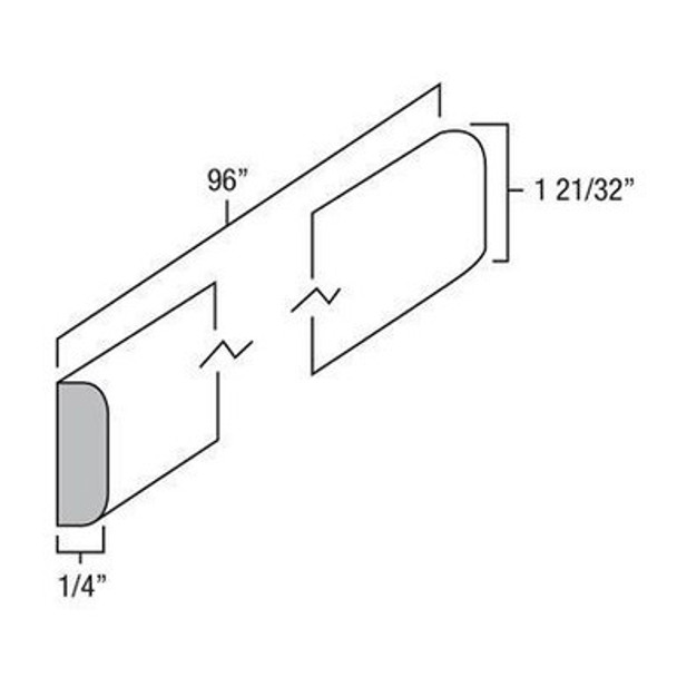 Smokehouse Hickory - Assembled Batten  Moulding