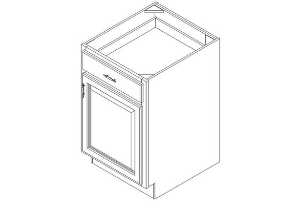 Base Cabinet 21" left view