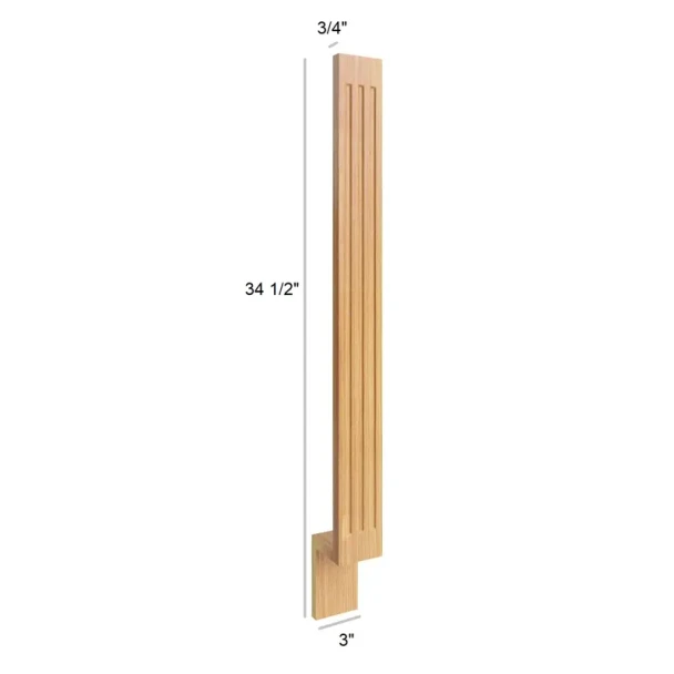 Whitetail Buck Shaker -  Base Fluted Filler 3"