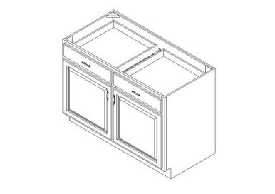 Base Cabinet 48" left view