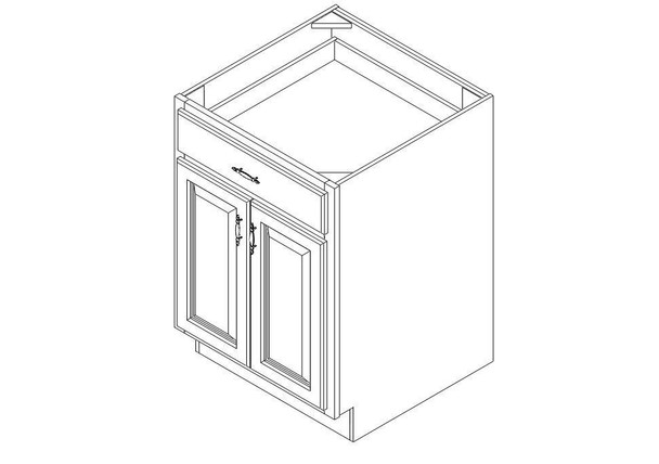 Base Cabinet 24" left view