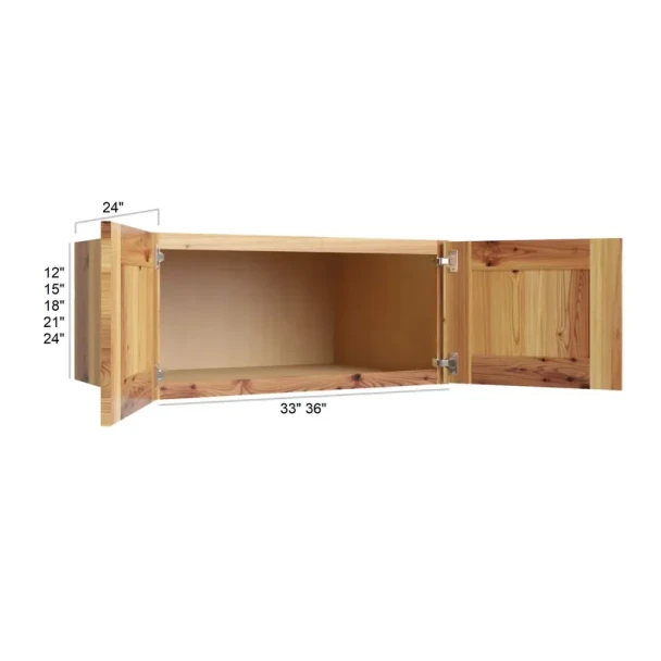 Whitetail Buck Shaker - RTA Refrigerator Wall Cabinet 36" x 12"