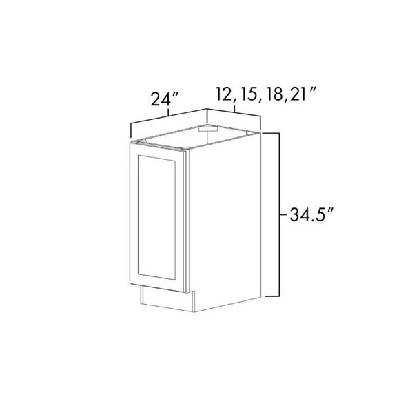 Full height cabinet