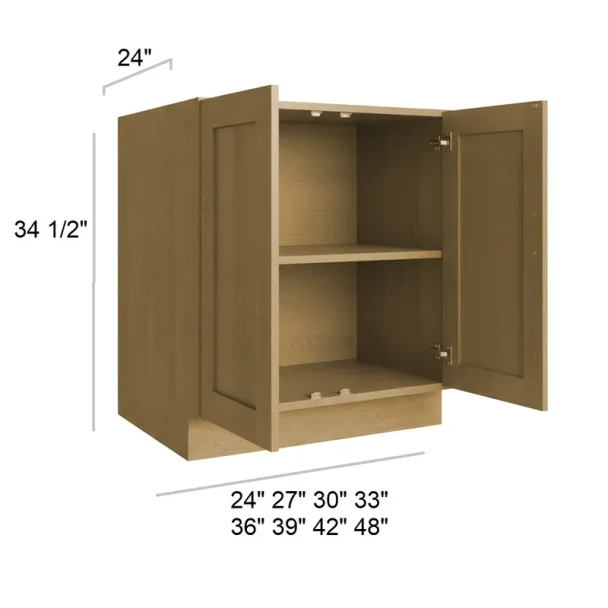 Burnt Sugar Shaker - RTA Full Height Base 33"