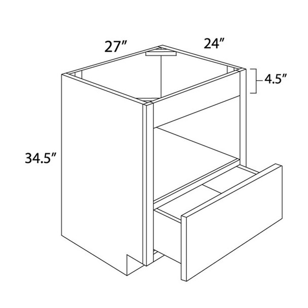 Wall Blind Corner Cabinet 27 x 36"