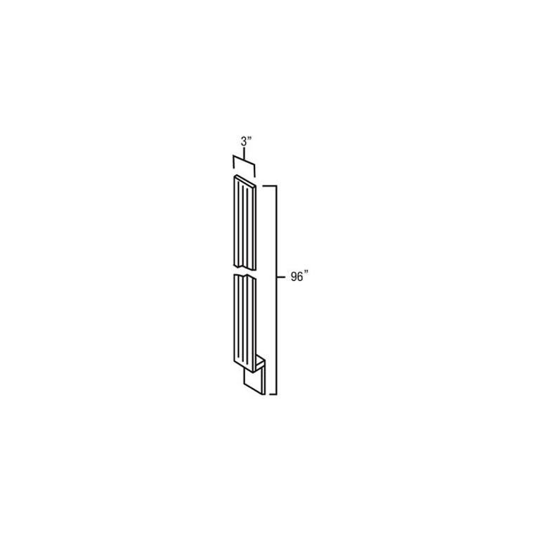 Tall Fluted Filler 3"