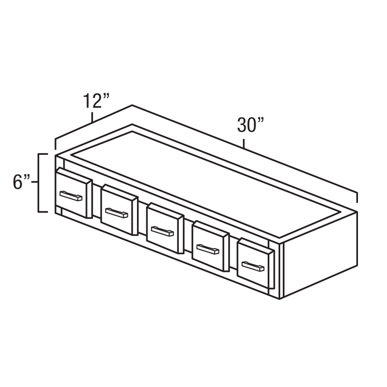 Wall Spice Cabinet 30