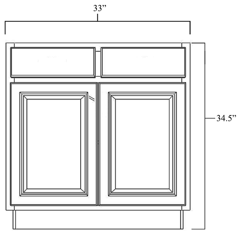 Sink Base 33"