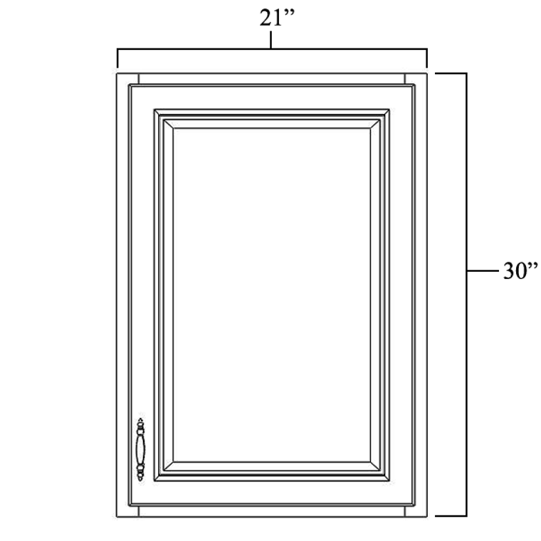 Wall Cabinet 21" x 30"