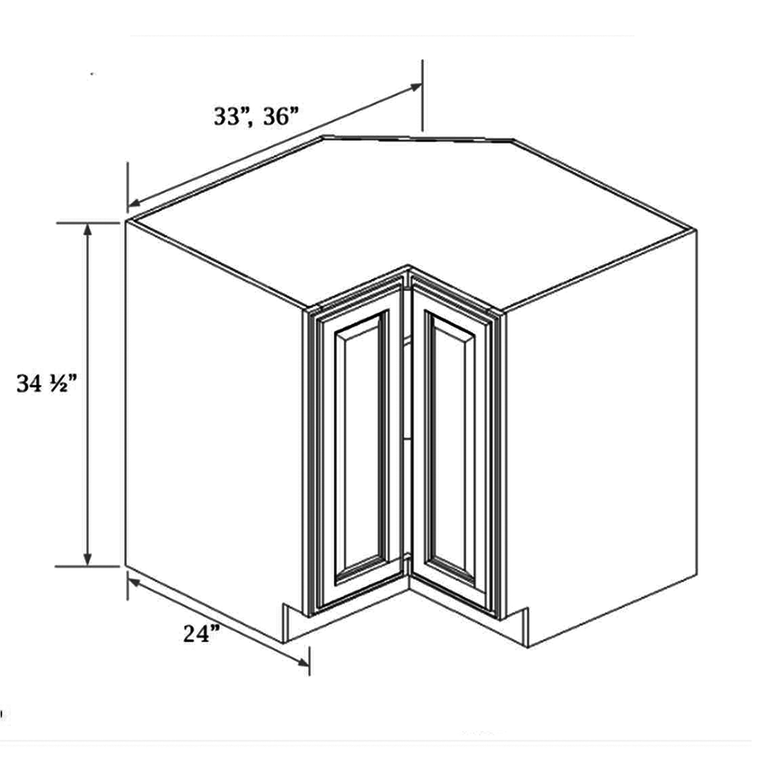 Use in place of a Lazy Susan  Base Easy Reach Cabinet 36"