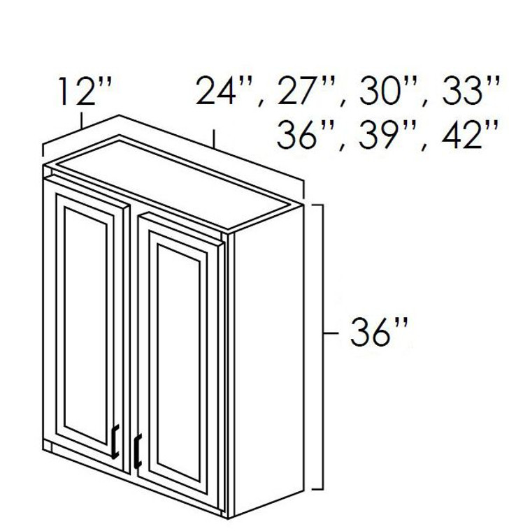 Wall Cabinet 42" x 36"