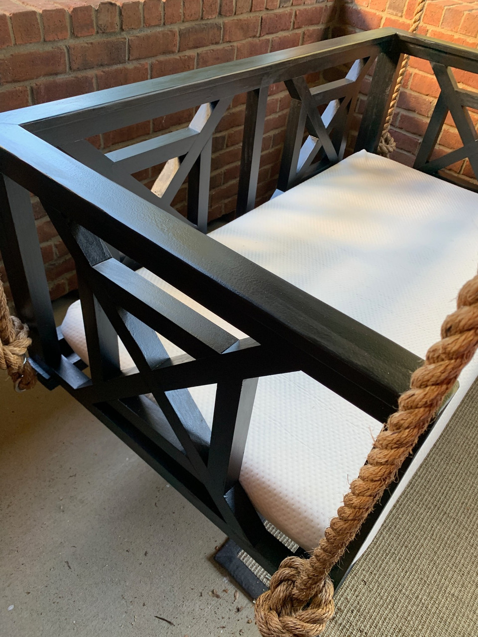 1.5 Hand-Spliced Black Rope Package - Lowcountry Swing Beds