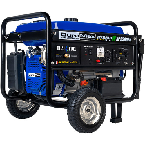 DuroMax XP5500EH 4500W Electric Start Dual Fuel Portable Generator